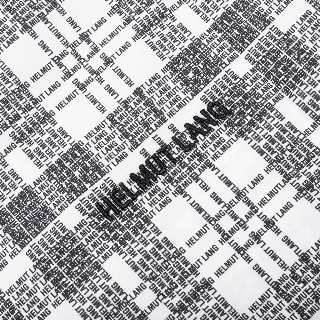 PLAID LOGO SHIRT - WHITE - 4