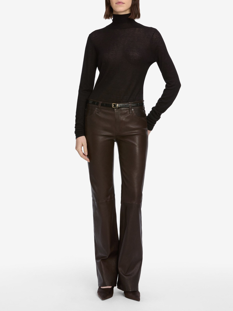 FRAME Slim Turtleneck in Black outlook