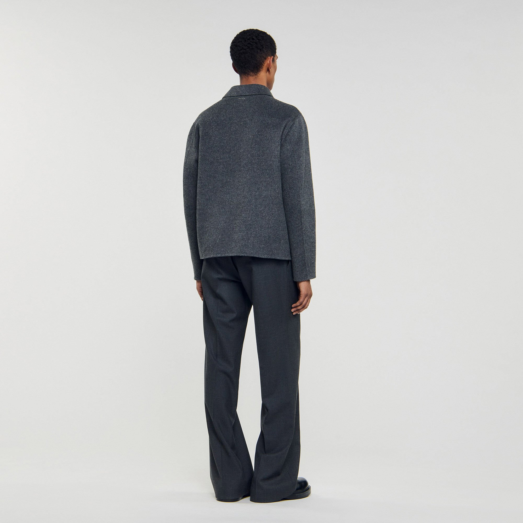 DOUBLE-FACED WOOL JACKET - 5