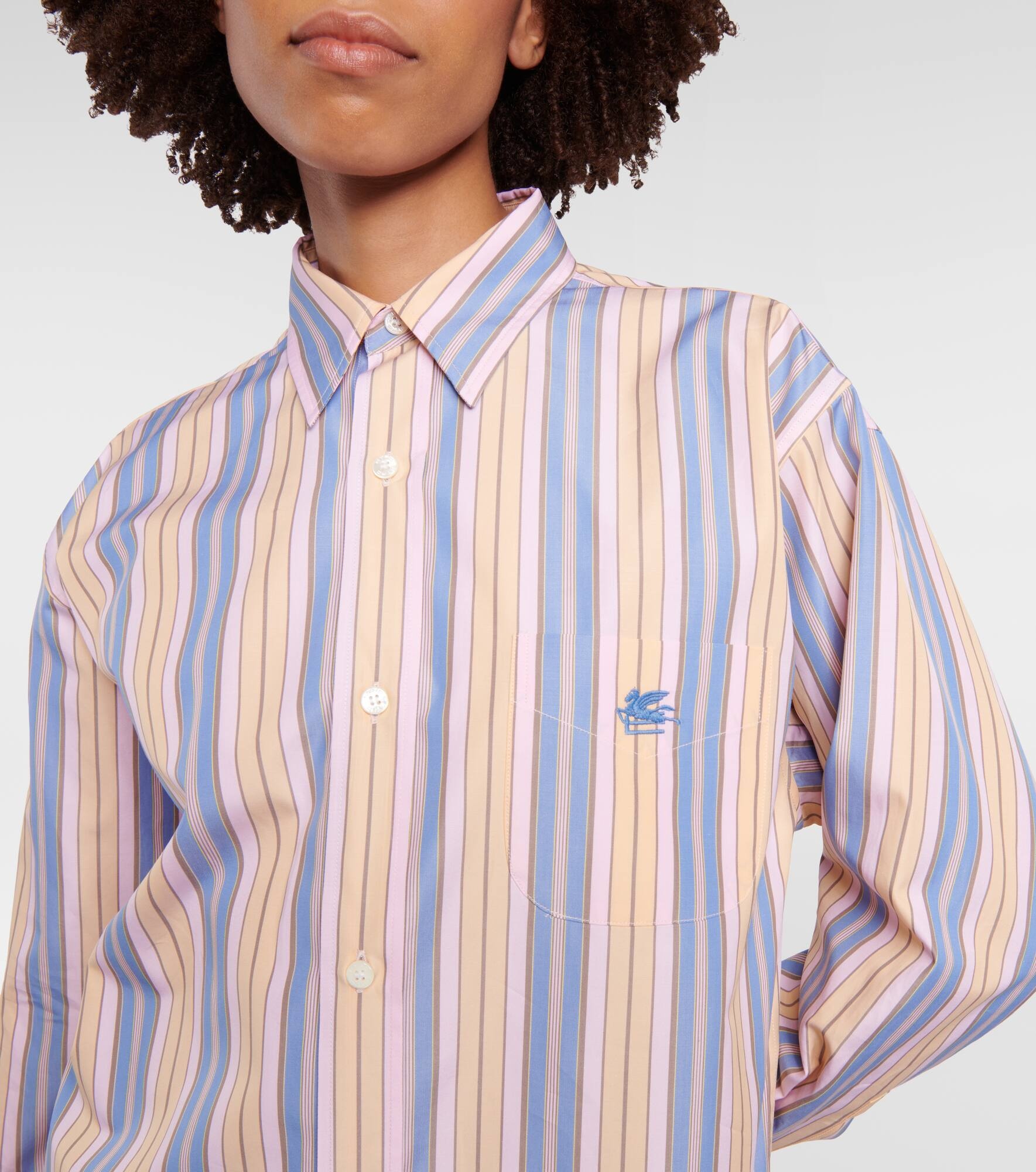 Striped cotton shirt - 4