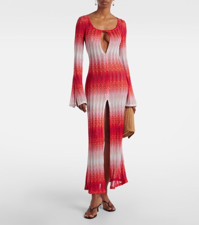 Missoni Zig Zag lamé beach cover-up outlook