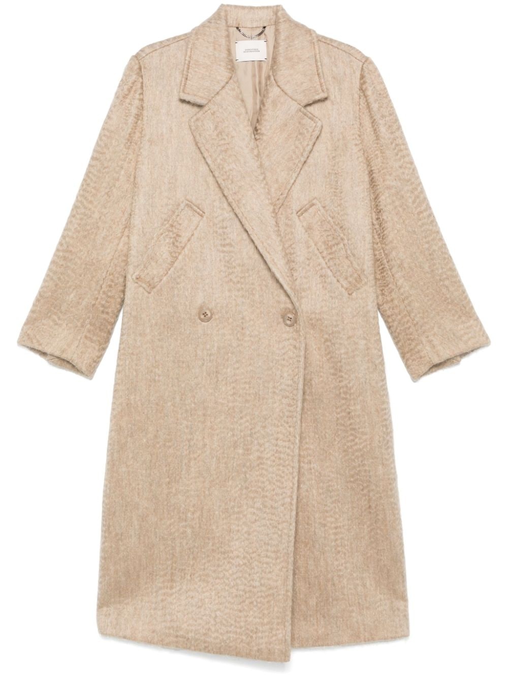 brushed coat - 1
