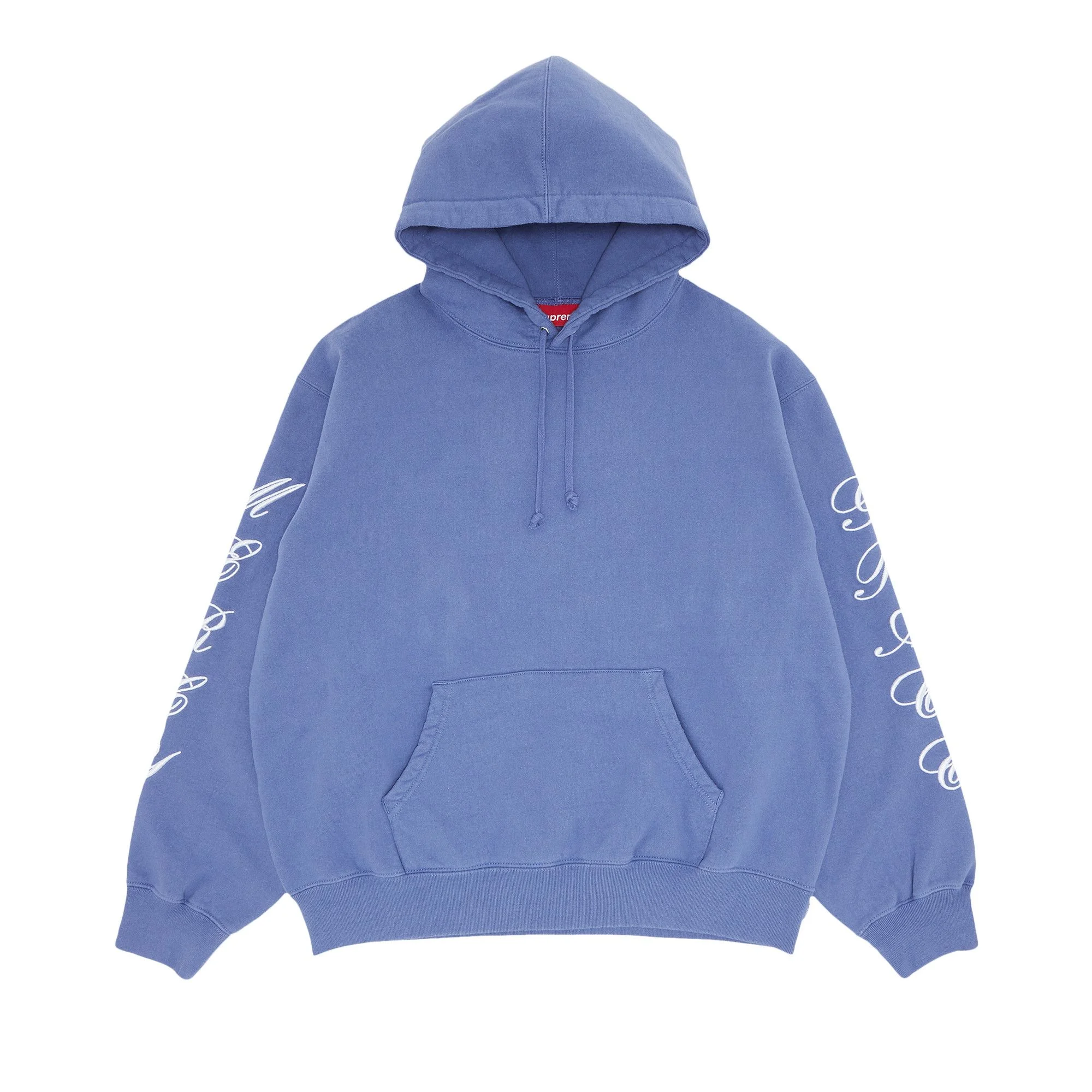 Supreme Patches Spiral Hooded Sweatshirt 'Light Purple' - 1
