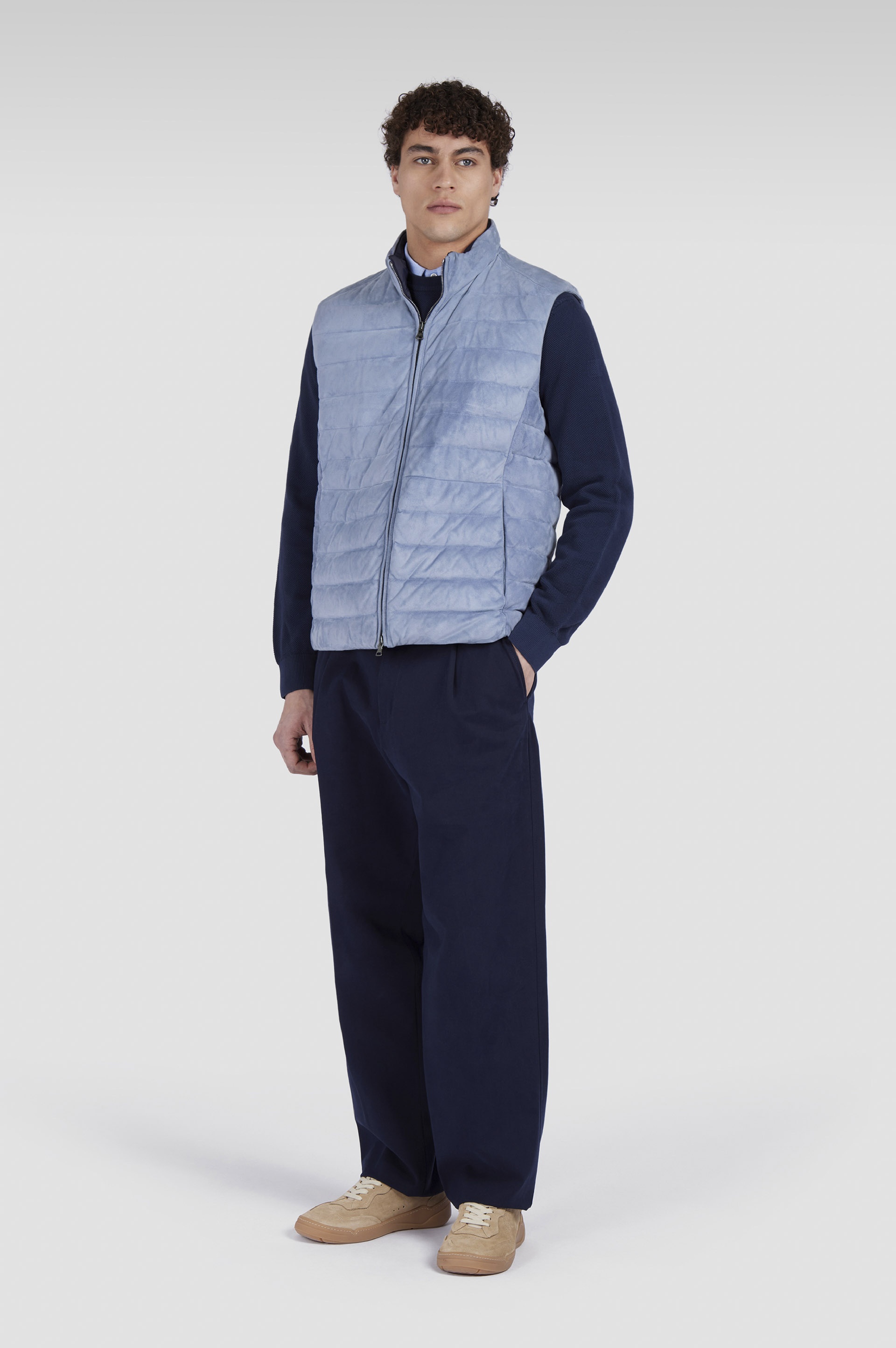 AQUALEATHER SUEDE VEST - 2