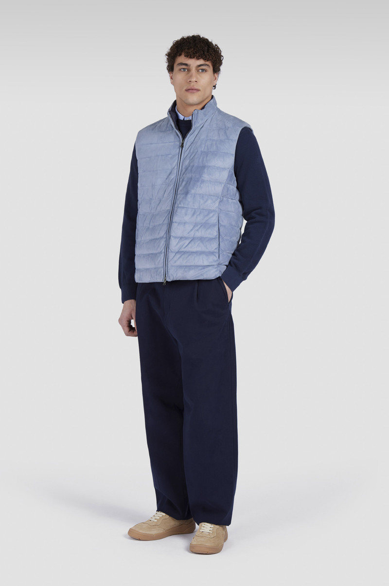 Paul & Shark AQUALEATHER SUEDE VEST outlook