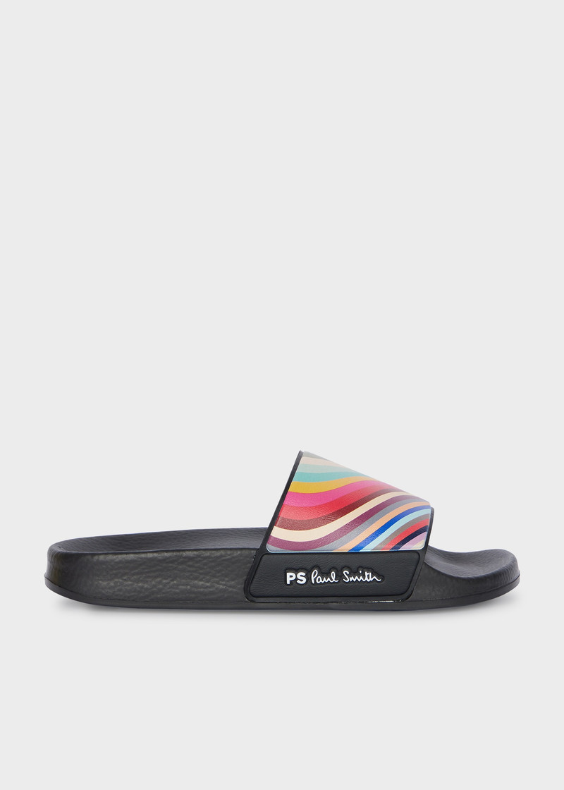 Women's Multicolour 'Swirl' 'Nyro' Slides 1