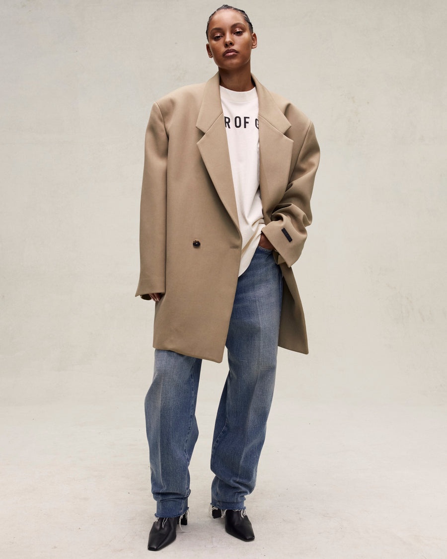 Weighted Twill Relaxed Blazer - 5