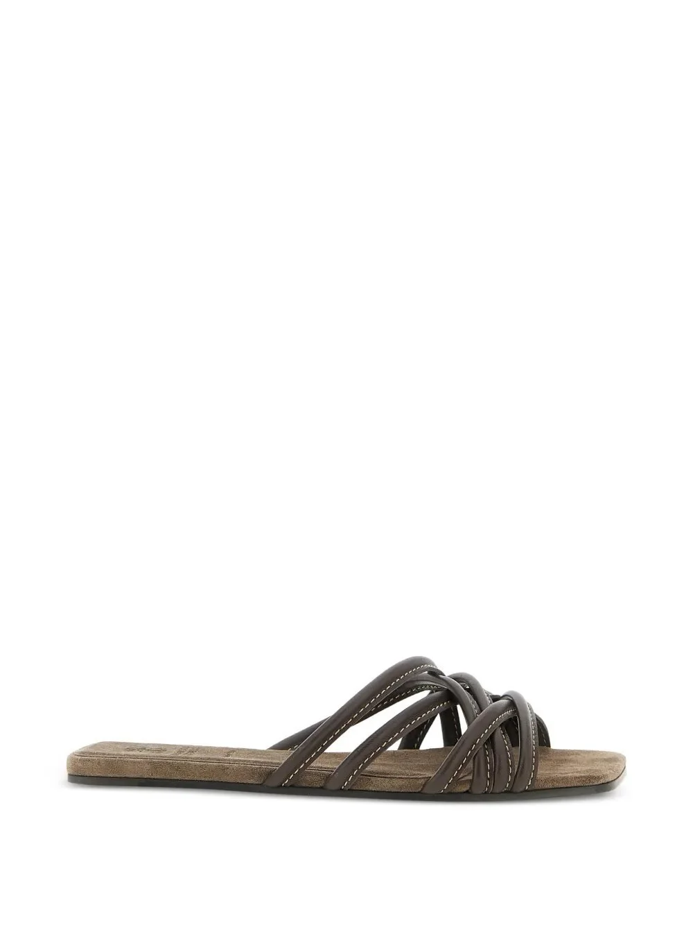 FLAT LEATHER SANDAL - 1