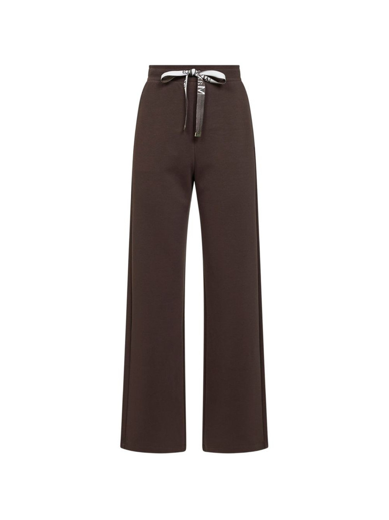 logo waistband wide track pants 1