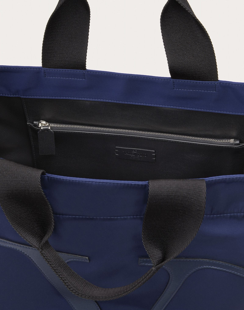 VLogo Signature Nylon Tote Bag 4