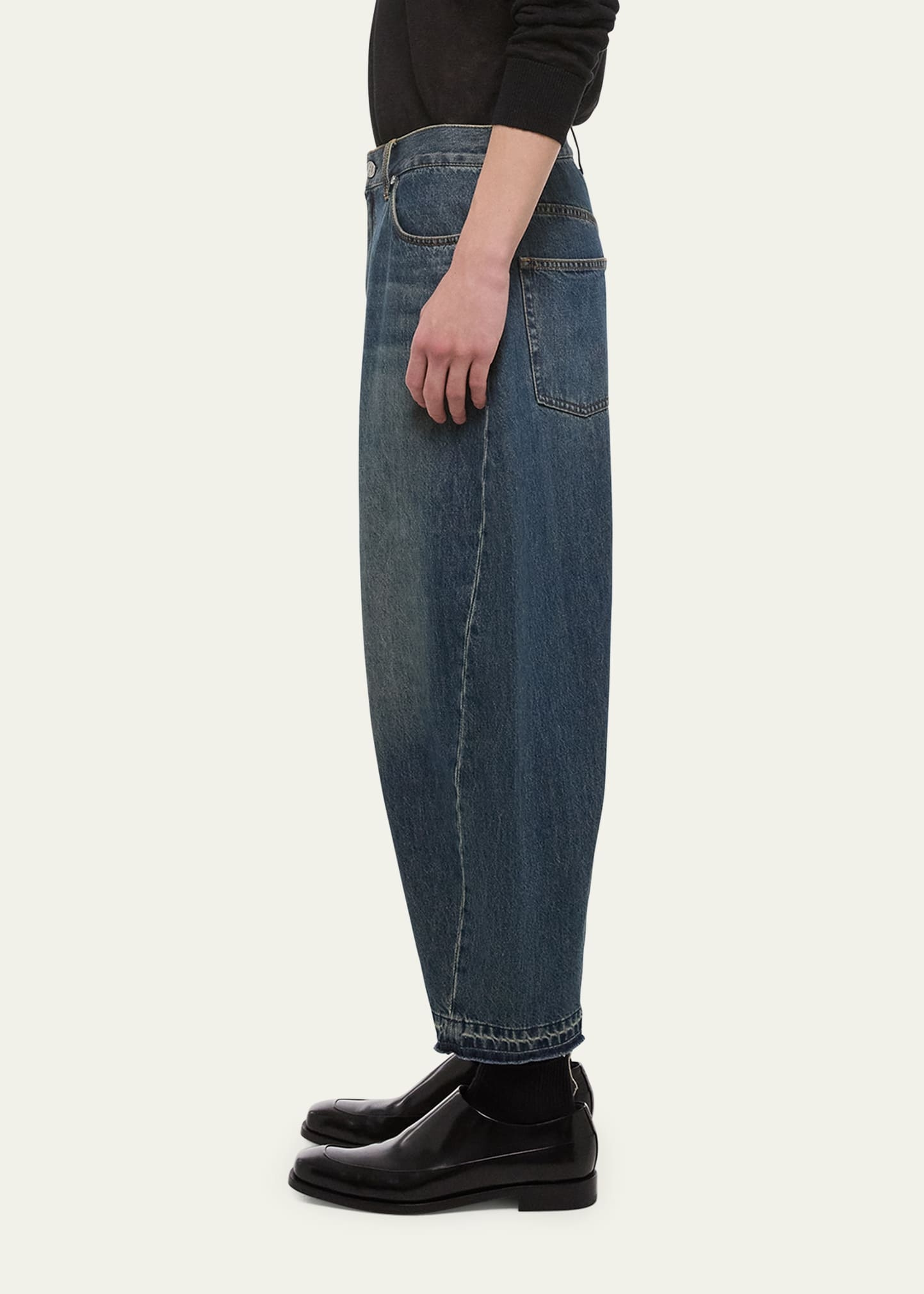 Men's Cropped Cocoon Jeans - 4