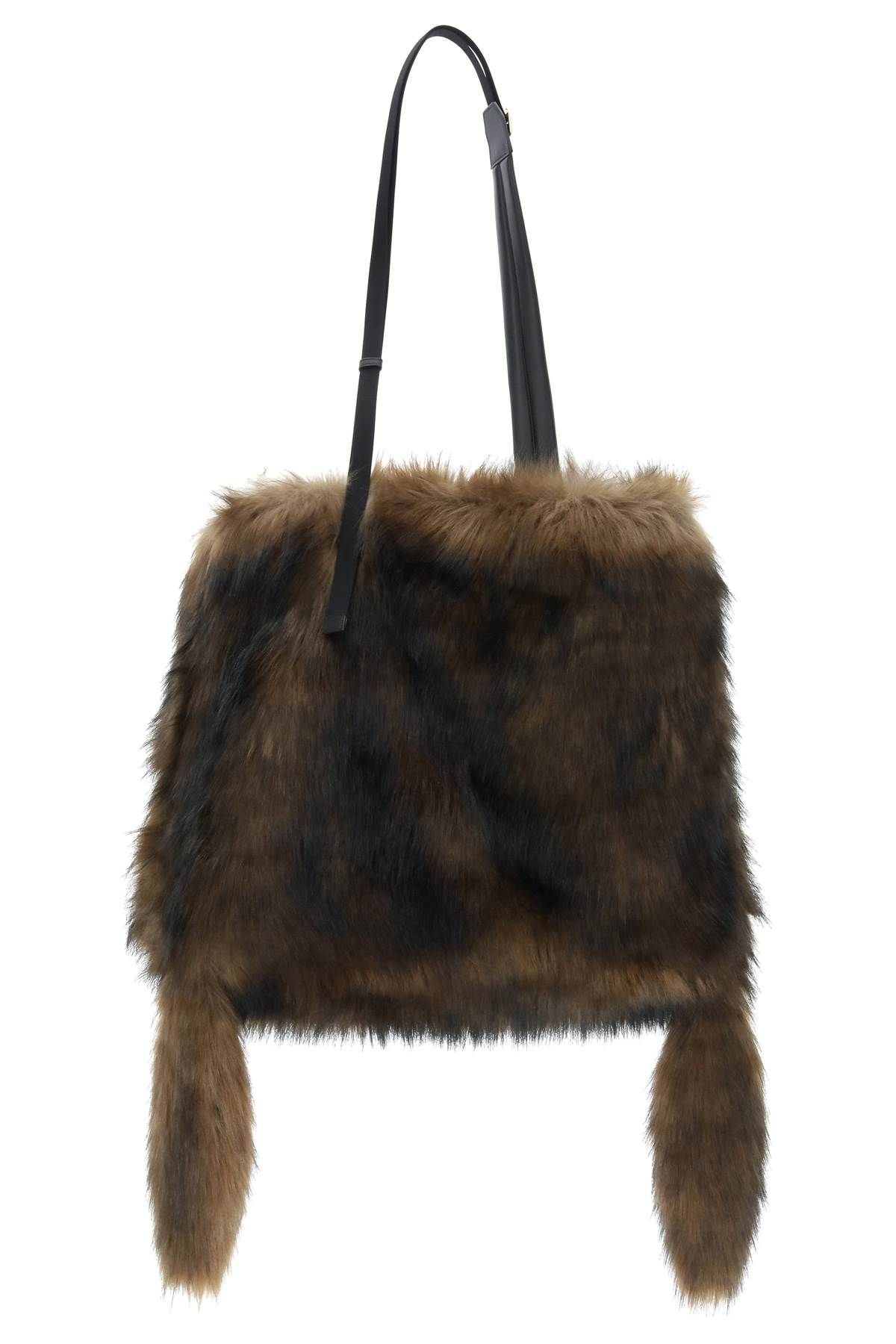 FAUX FUR ASTRA LARGE BAG - 1