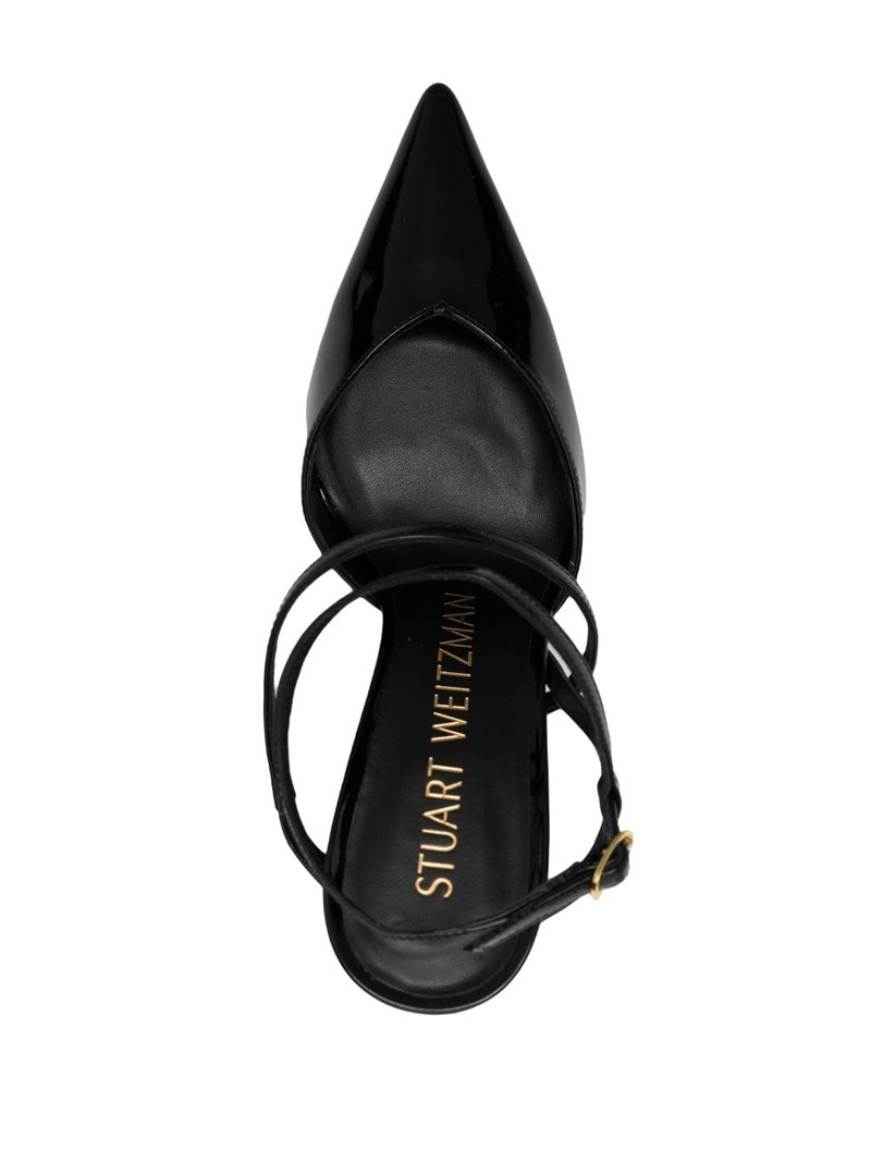 Strapeze 100mm leather pumps 4