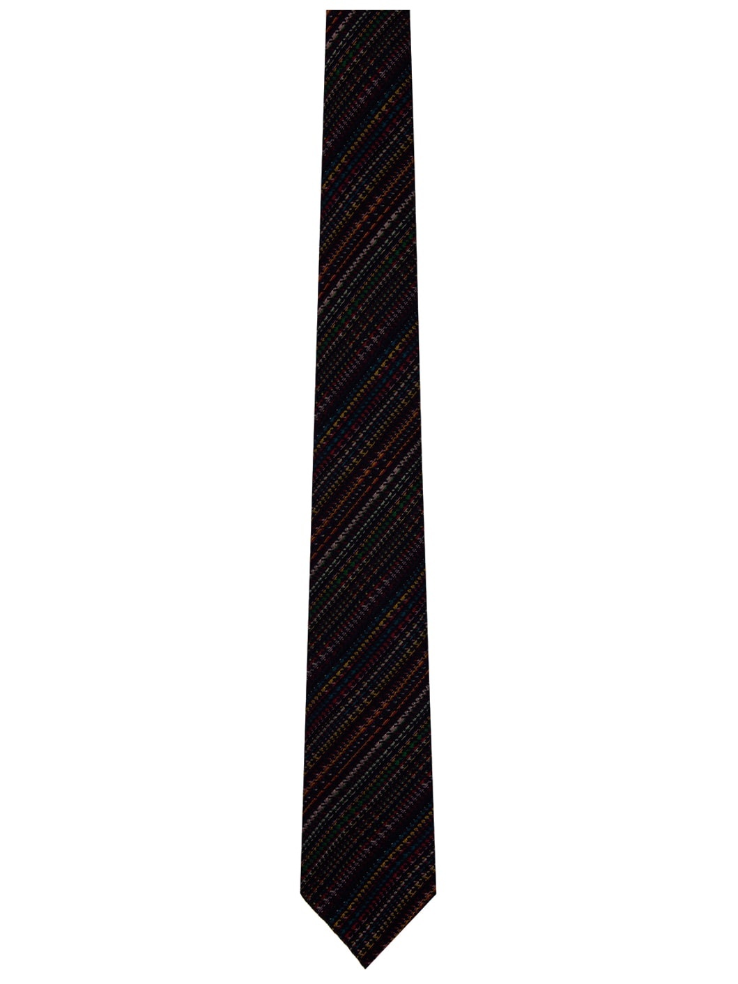 Multicolor Signature Stripe Tie - 1
