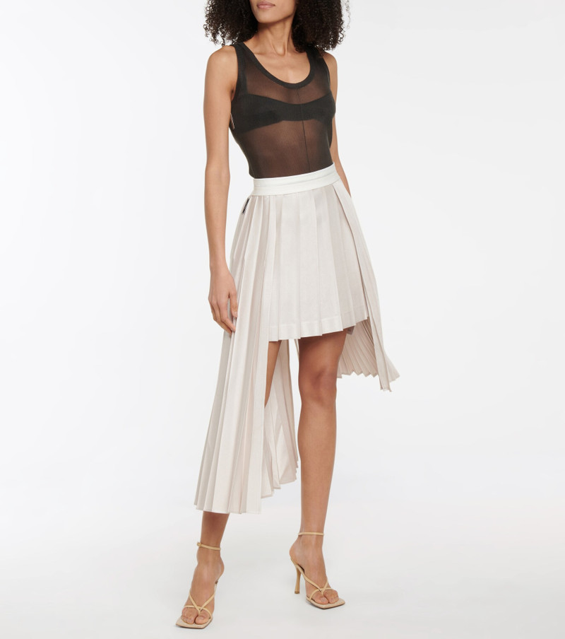 PETER DO Pleated asymmetric midi skirt outlook