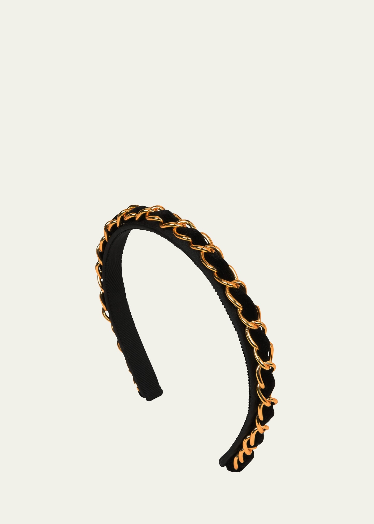 Kason 10K Gold-Plated Chain Skinny Headband - 1
