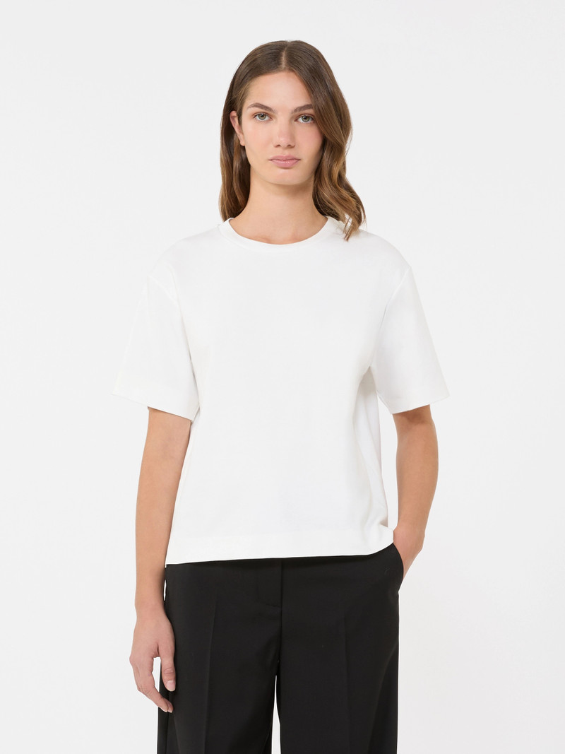 MULTID Cotton jersey T-shirt - WHITE 3
