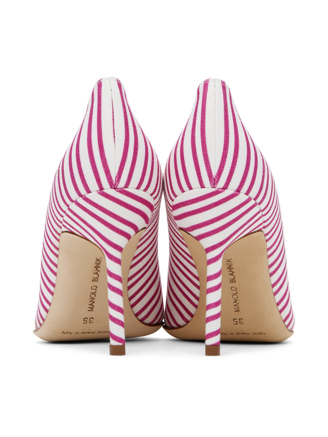 Pink & White BB 90 Heels - 2