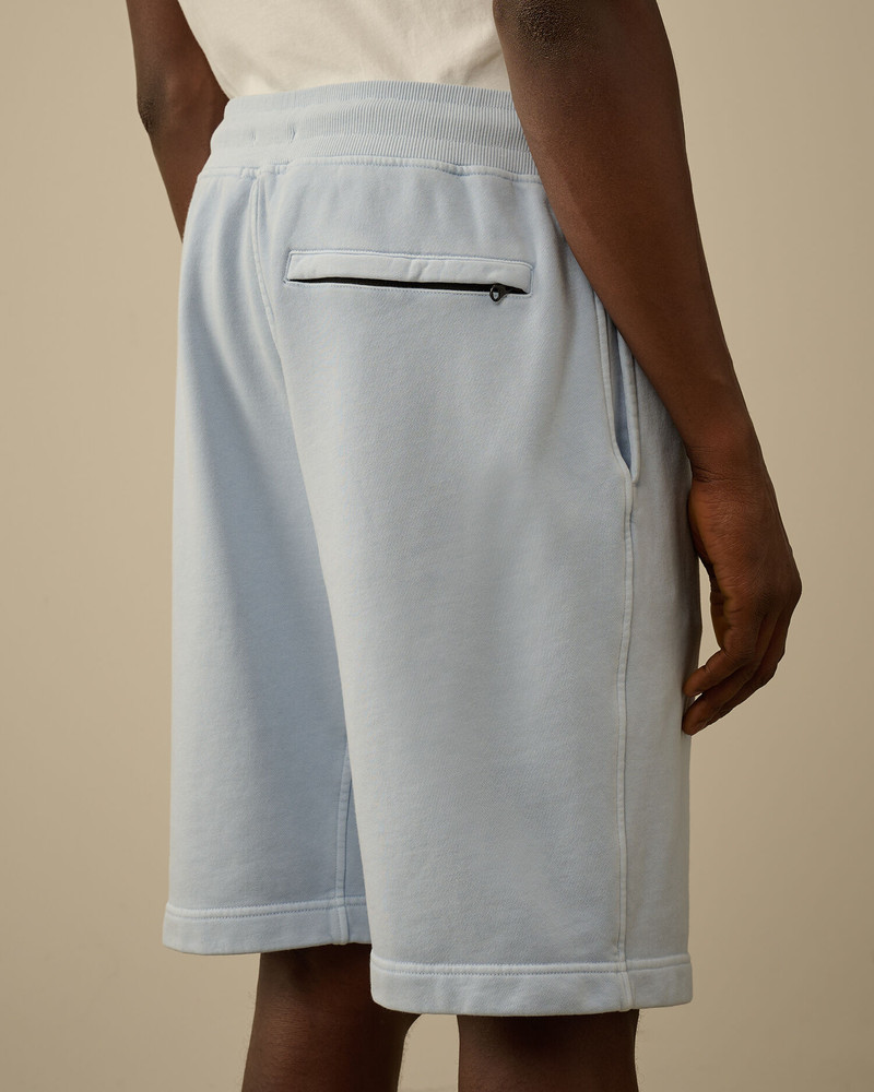 Cotton Diagonal Fleece Logo Shorts 6