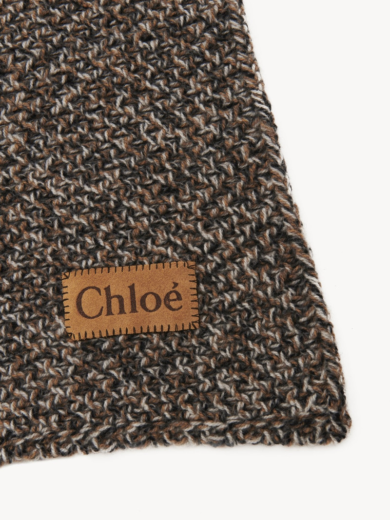 Chloé CHUNKY KNIT SCARF outlook