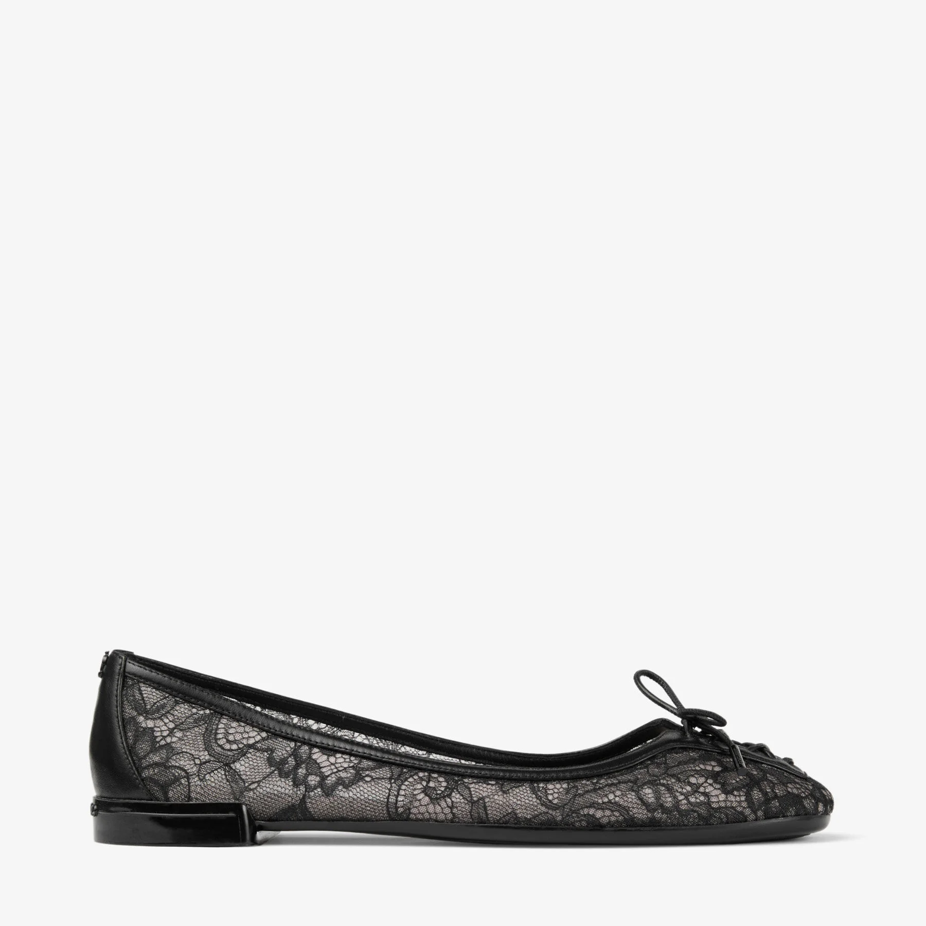 Scarlett Ballerina Black Jimmy Choo Lace Ballerina Flats - 1