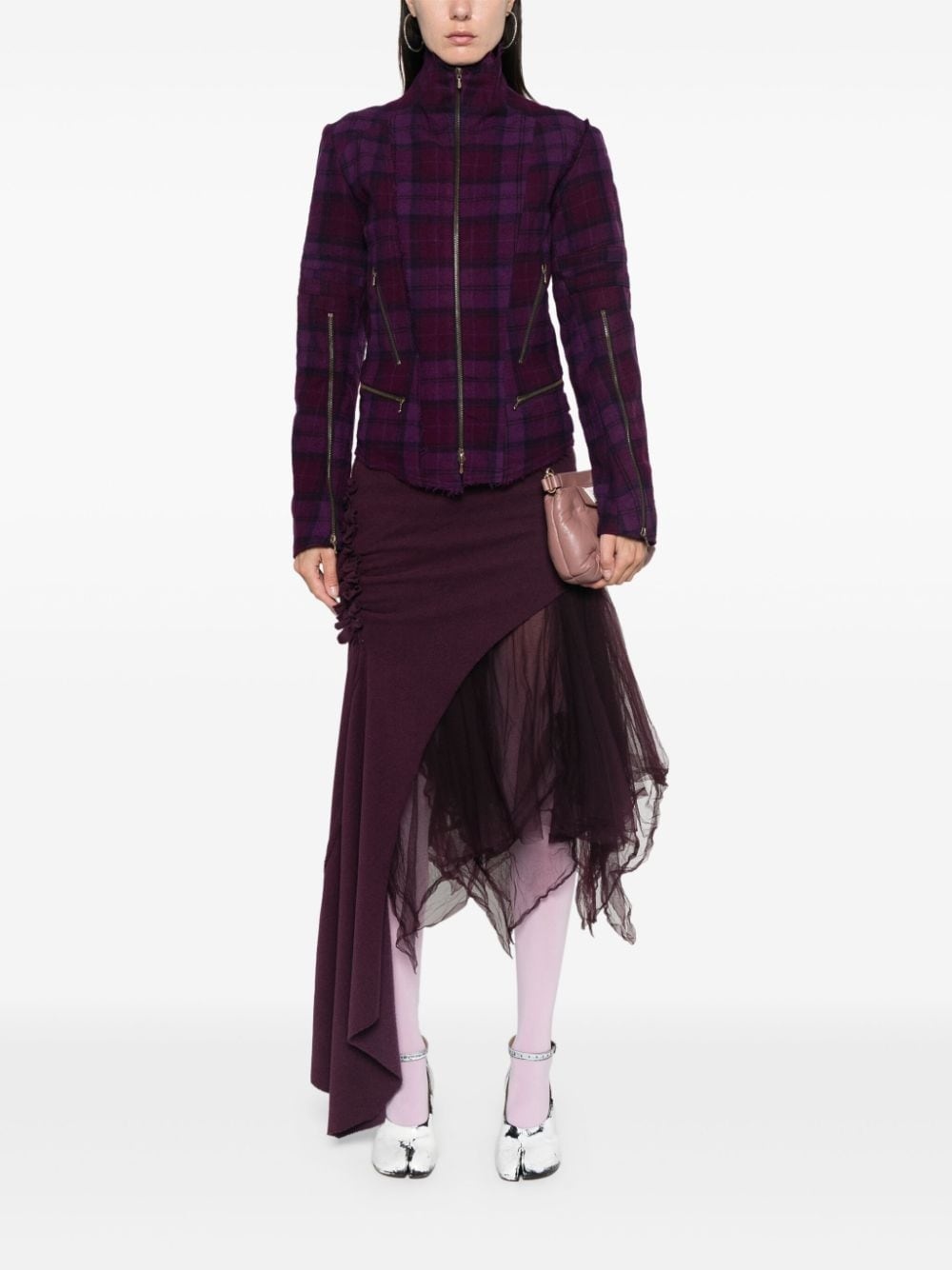 plaid jacket - 2