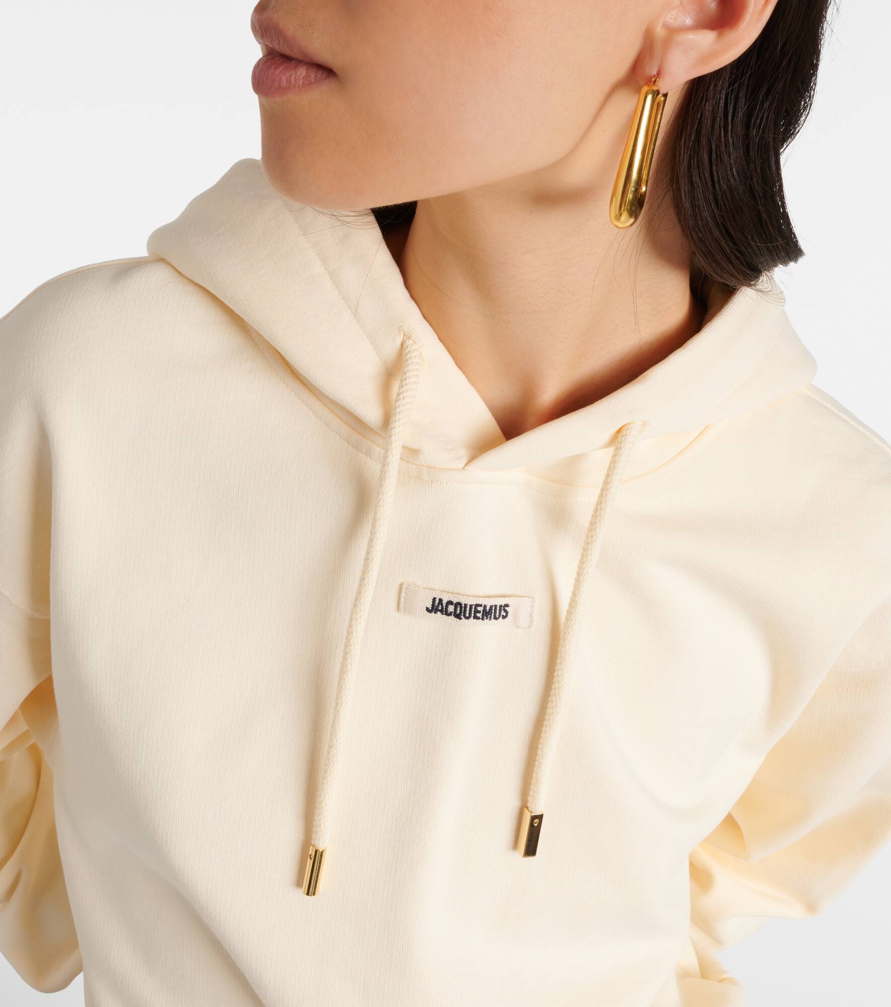 Le Hoodie Gros Grain cotton hoodie - 4