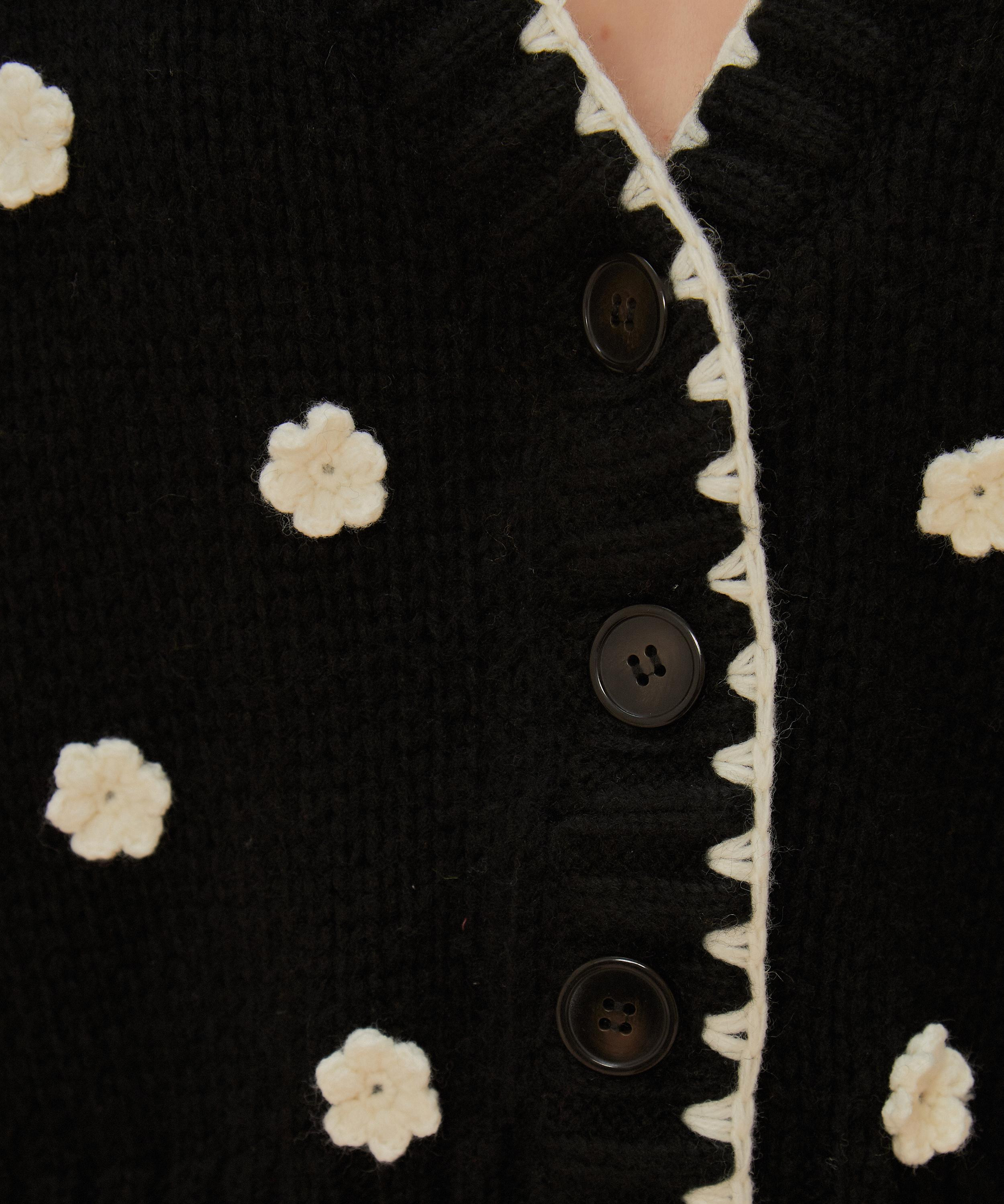 Flowers Knit Cardigan - 4