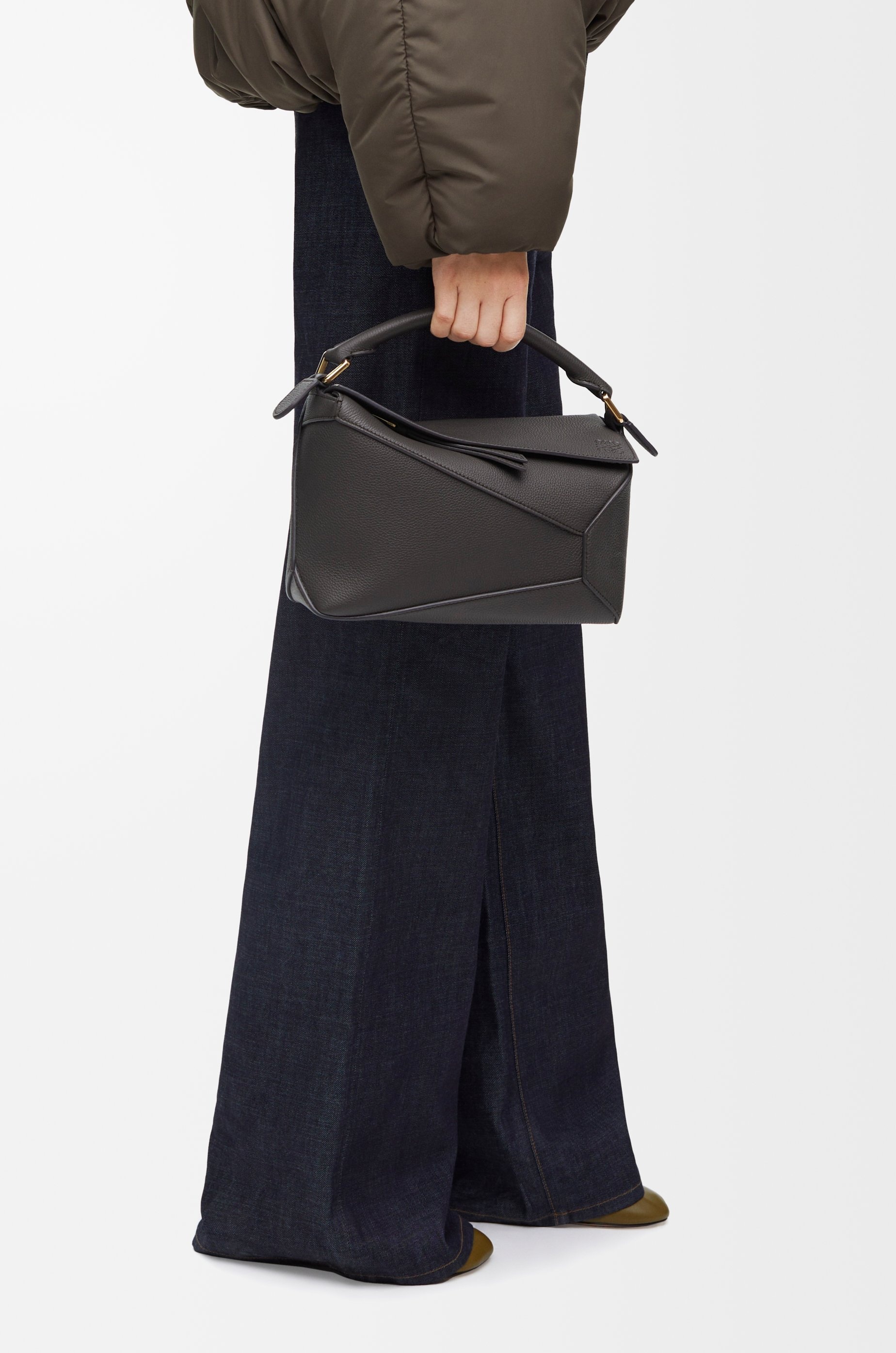 Small Puzzle bag in soft grained calfskin - 2