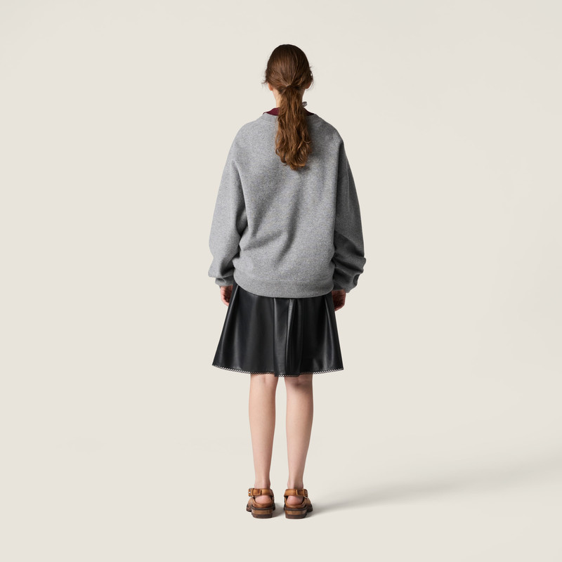 Nappa leather skirt 3