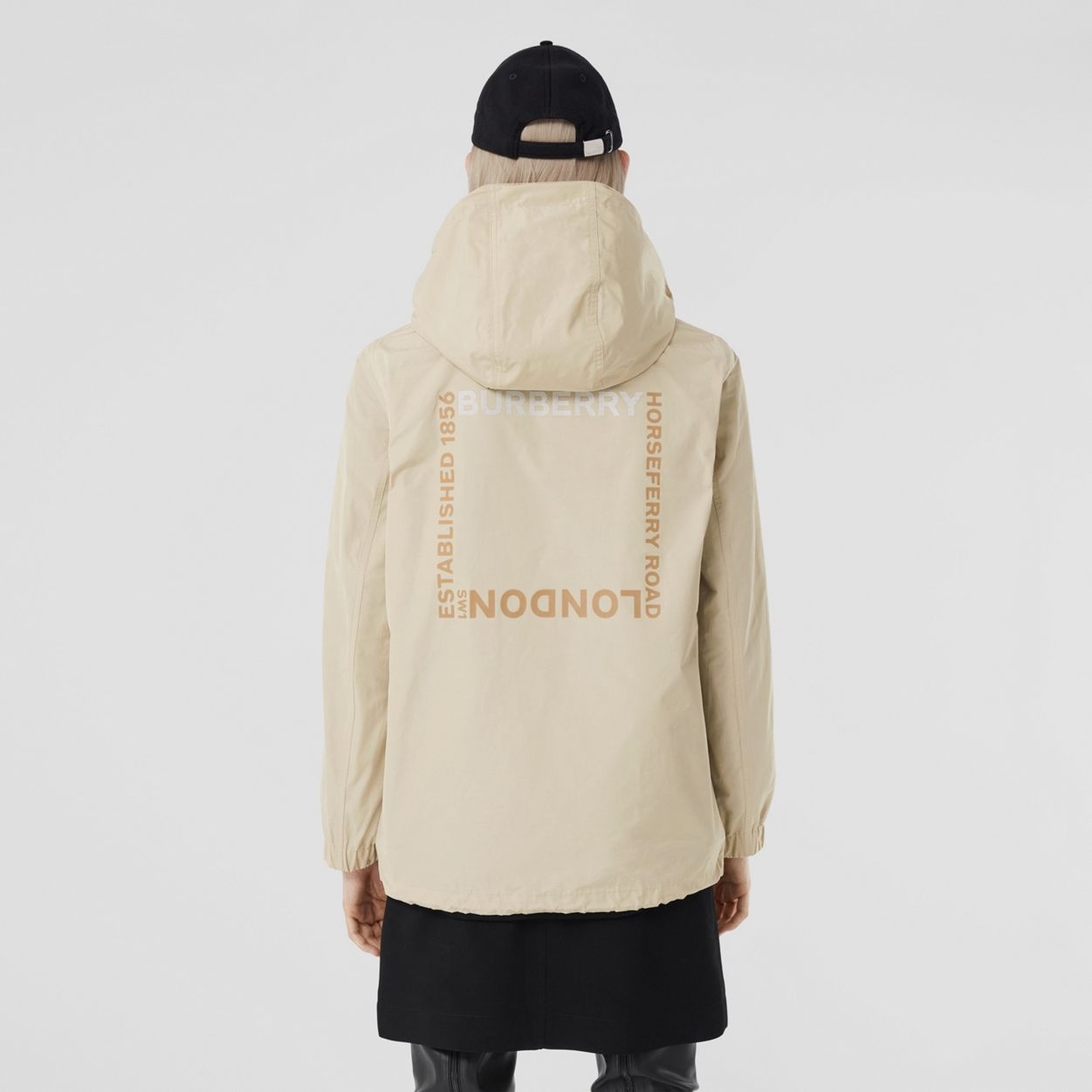 Horseferry Square Print Cotton Blend Hooded Jacket - 4