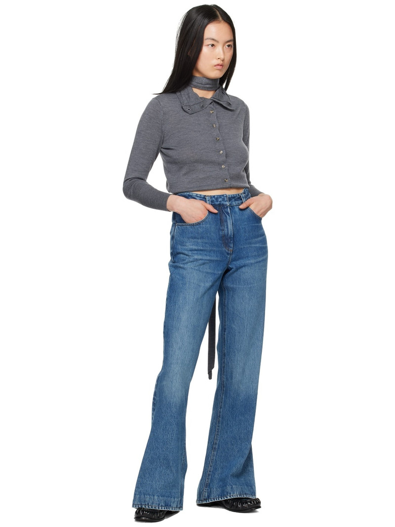 AARON ESH Blue Faded Jeans outlook