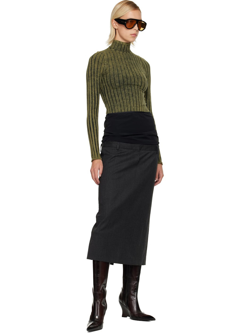 Diesel Gray O-Gave-1 Maxi Skirt outlook