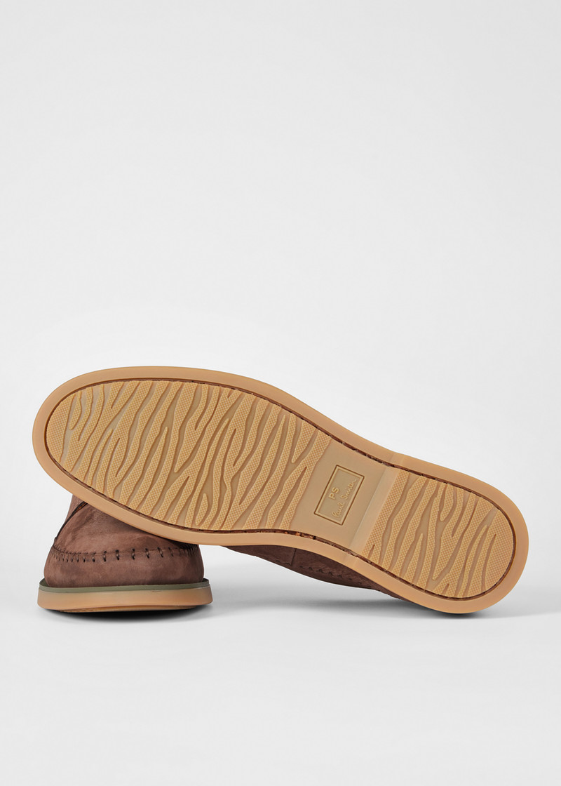 Paul Smith Brown Nubuck 'Crane' Chukka Boots outlook