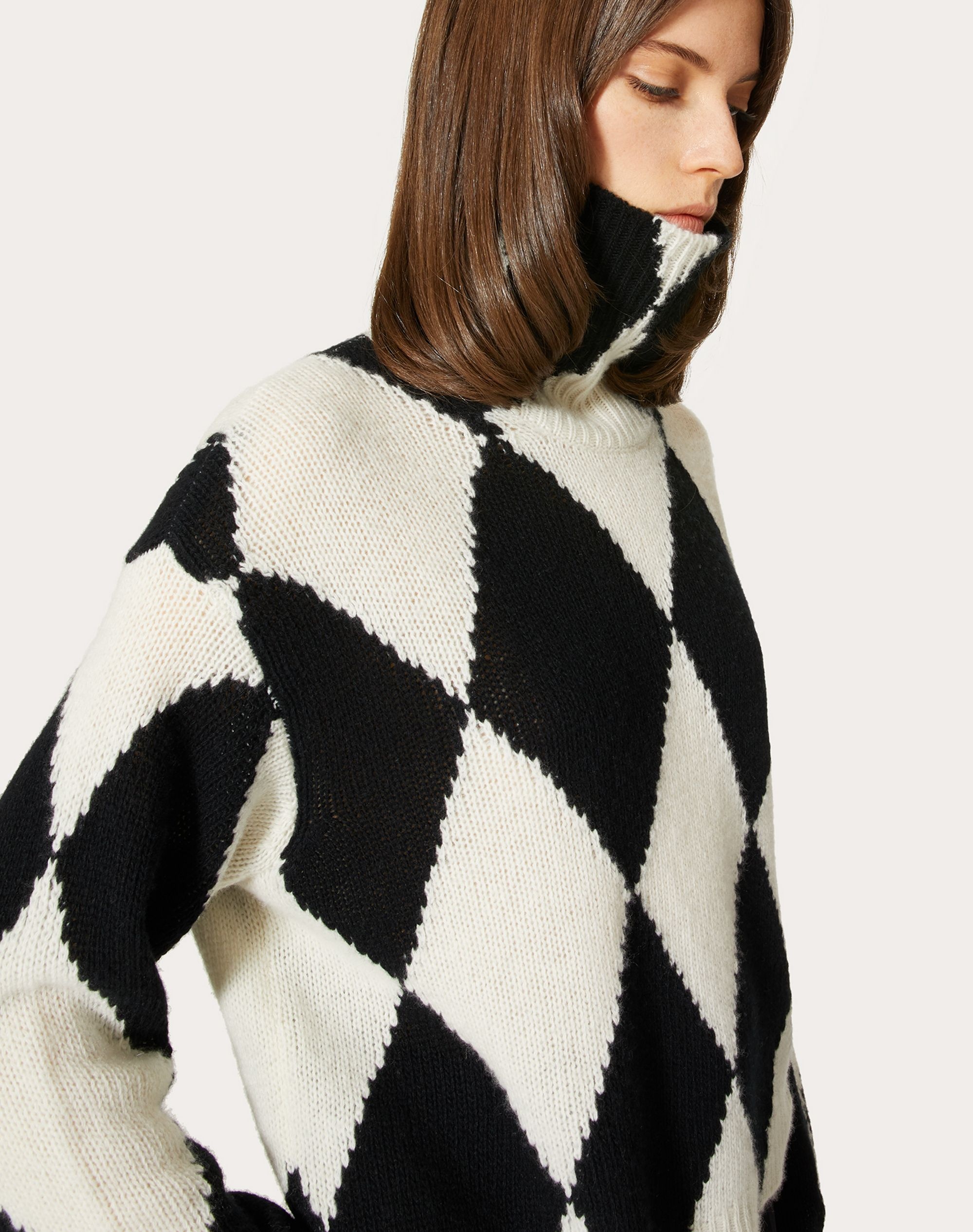 CASHMERE WOOL JACQUARD SWEATER - 5