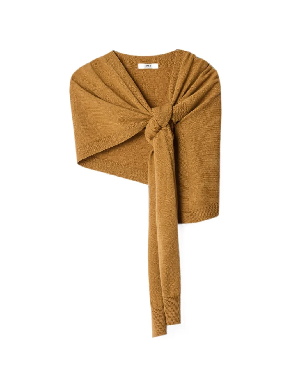 draped scarf in cashmere - 1