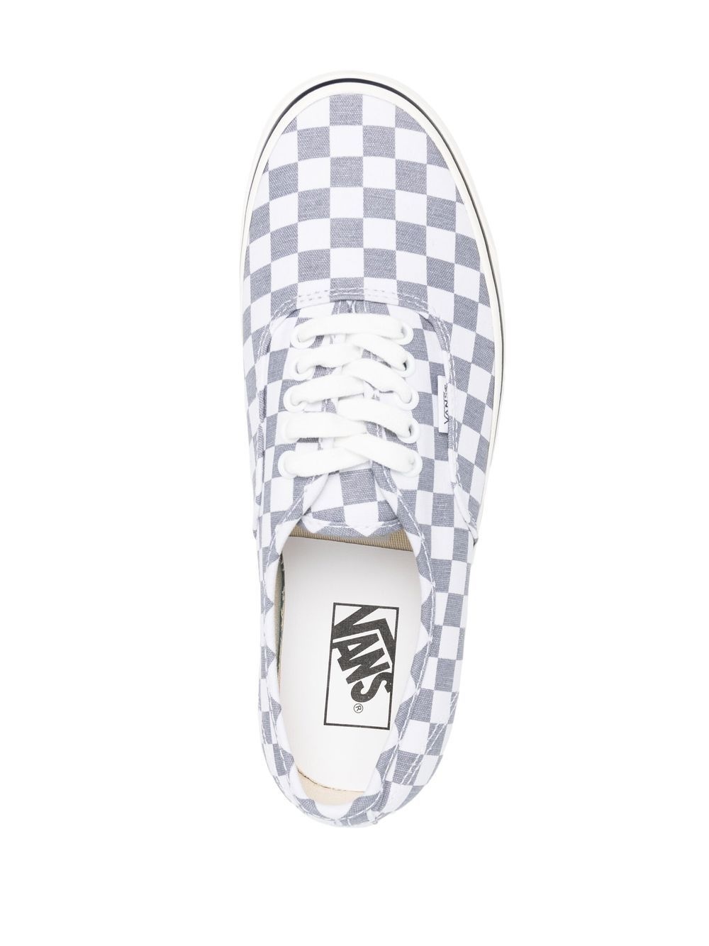 Authentic checkerboard-print trainers - 4