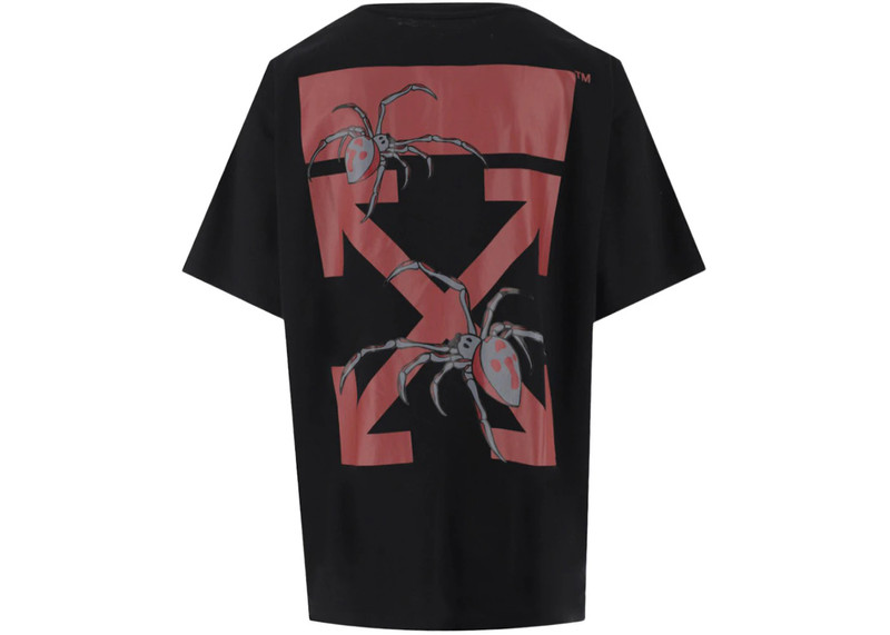 Off-White OFF-WHITE Oversized Fit Arachno Arrows T-Shirt Black outlook