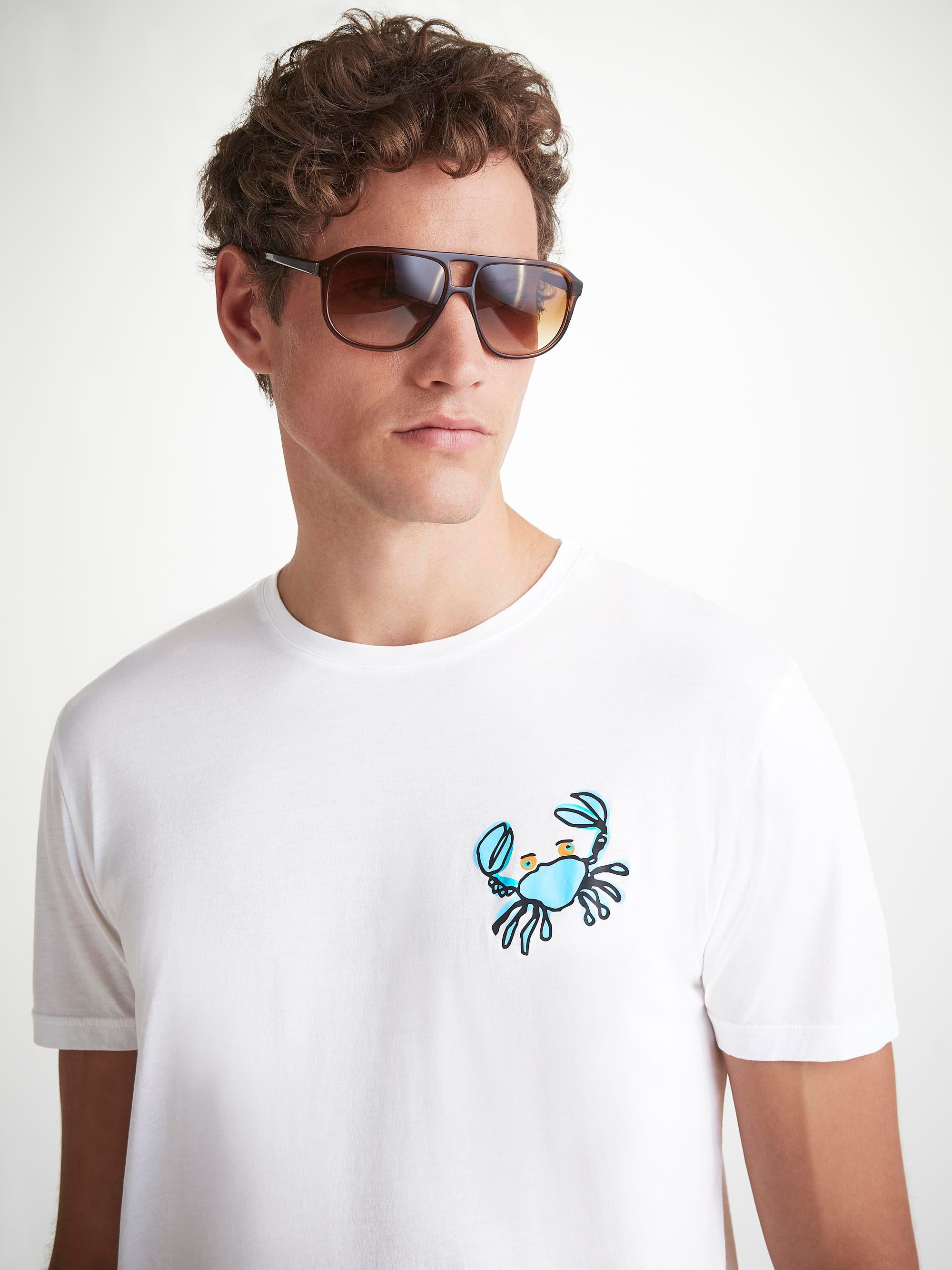 Men's T-Shirt Ripley 23 Pima Cotton White - 2