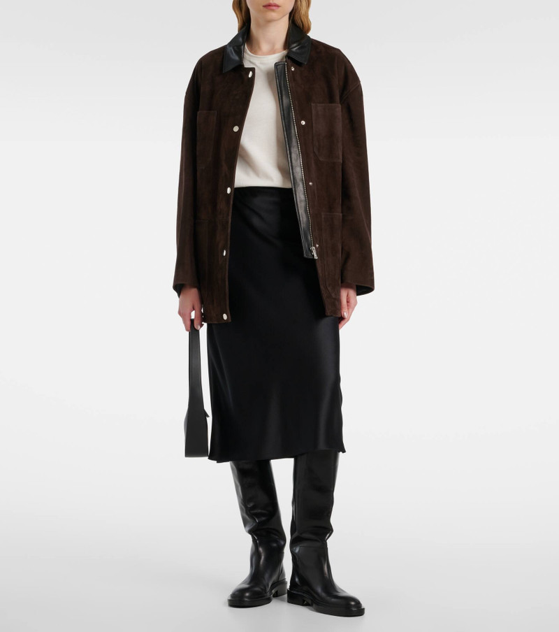 JOSEPH Crewneck cotton and silk T-shirt outlook
