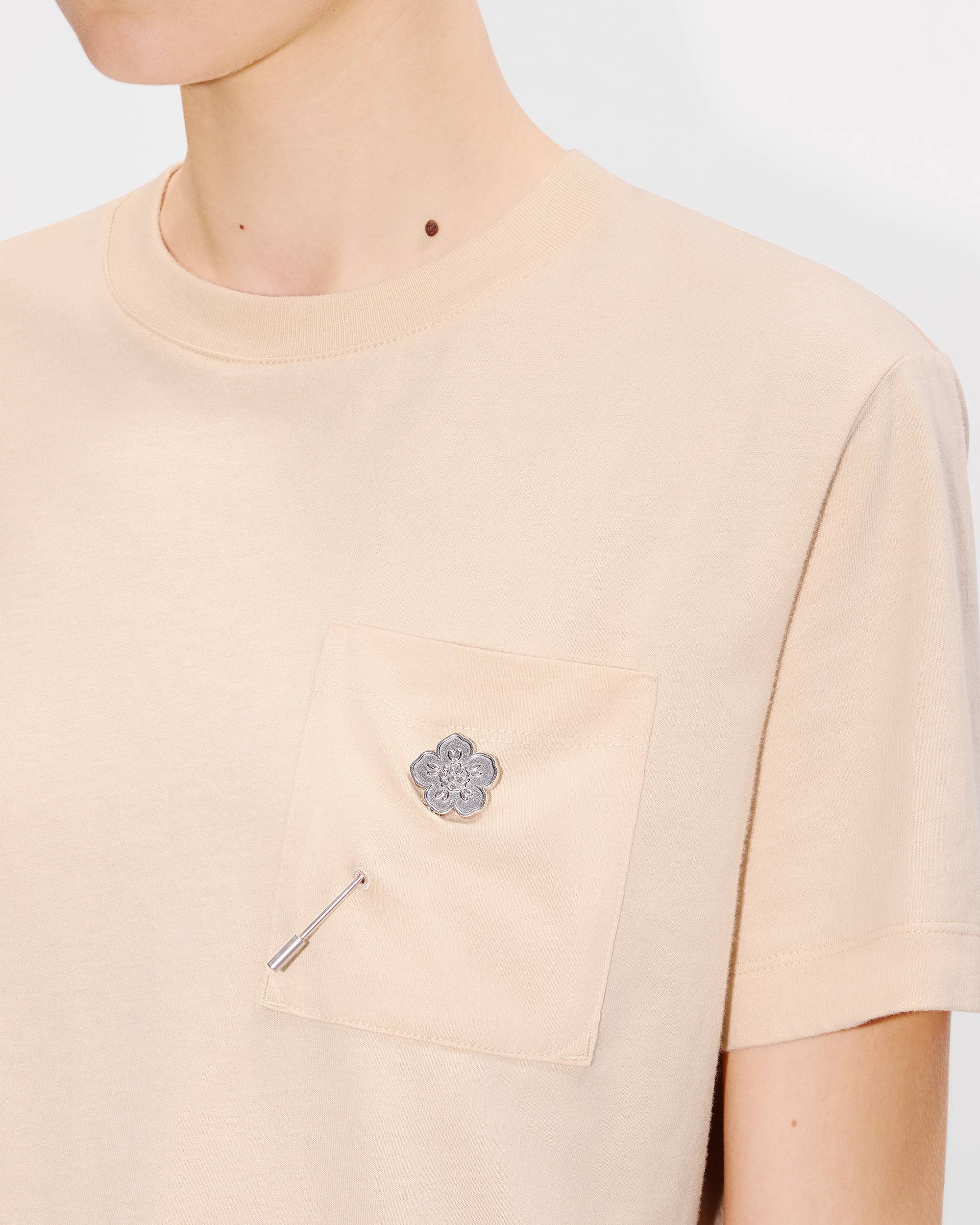 'Boke Flower' embroidered loose T-shirt in cotton - 6