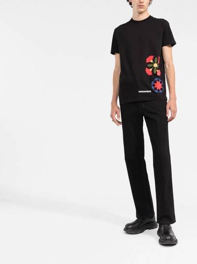 DSQUARED2 graphic-print short-sleeve T-shirt outlook