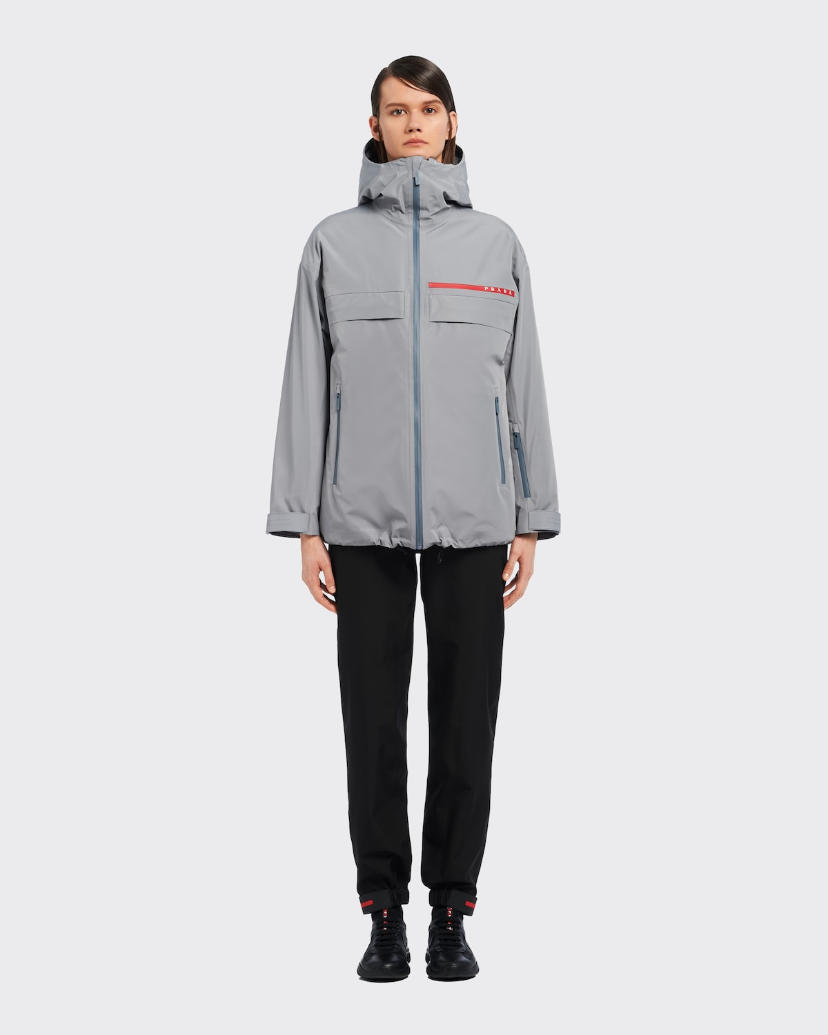 Prada Women Grey Gore-Tex® Oversize K-Way - 2