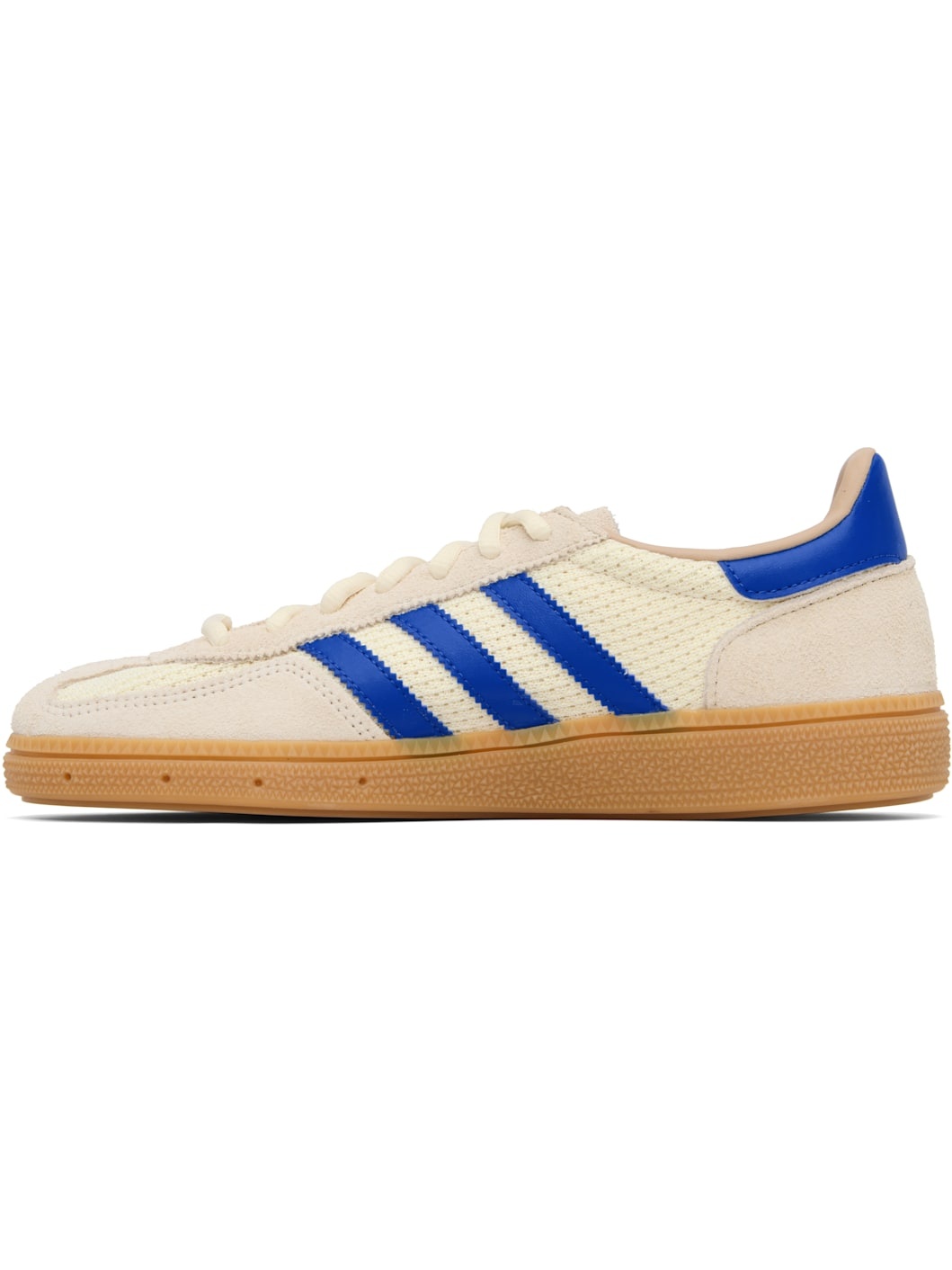 Beige & Blue Handball Spezial Sneakers - 3