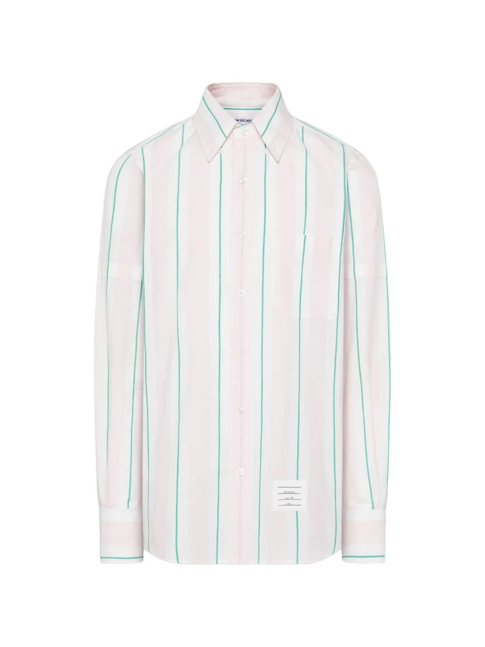 striped cotton shirt - 1