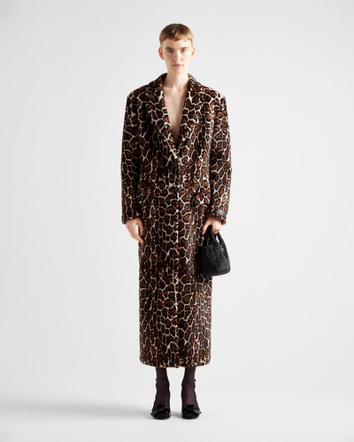 Prada Printed sheepskin coat outlook