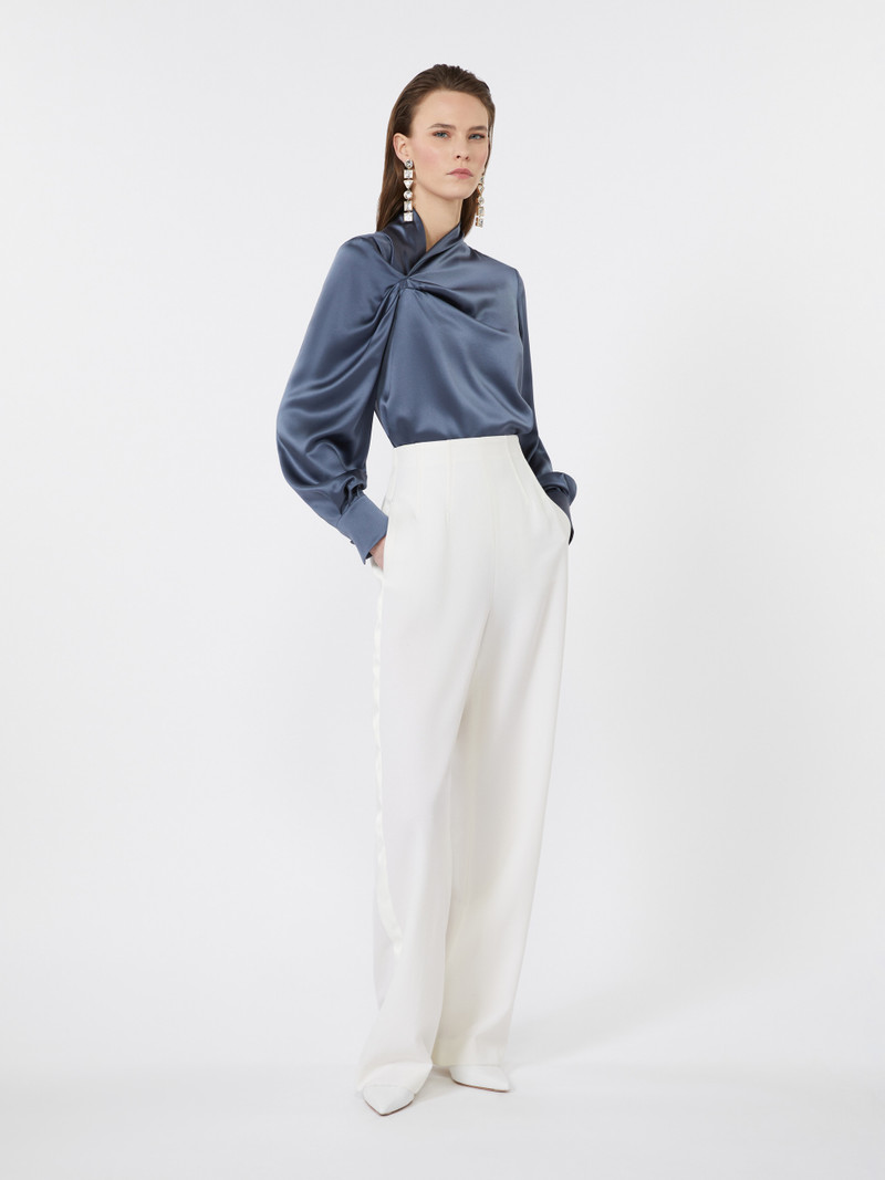 Max Mara YEMEN Silk satin blouse outlook