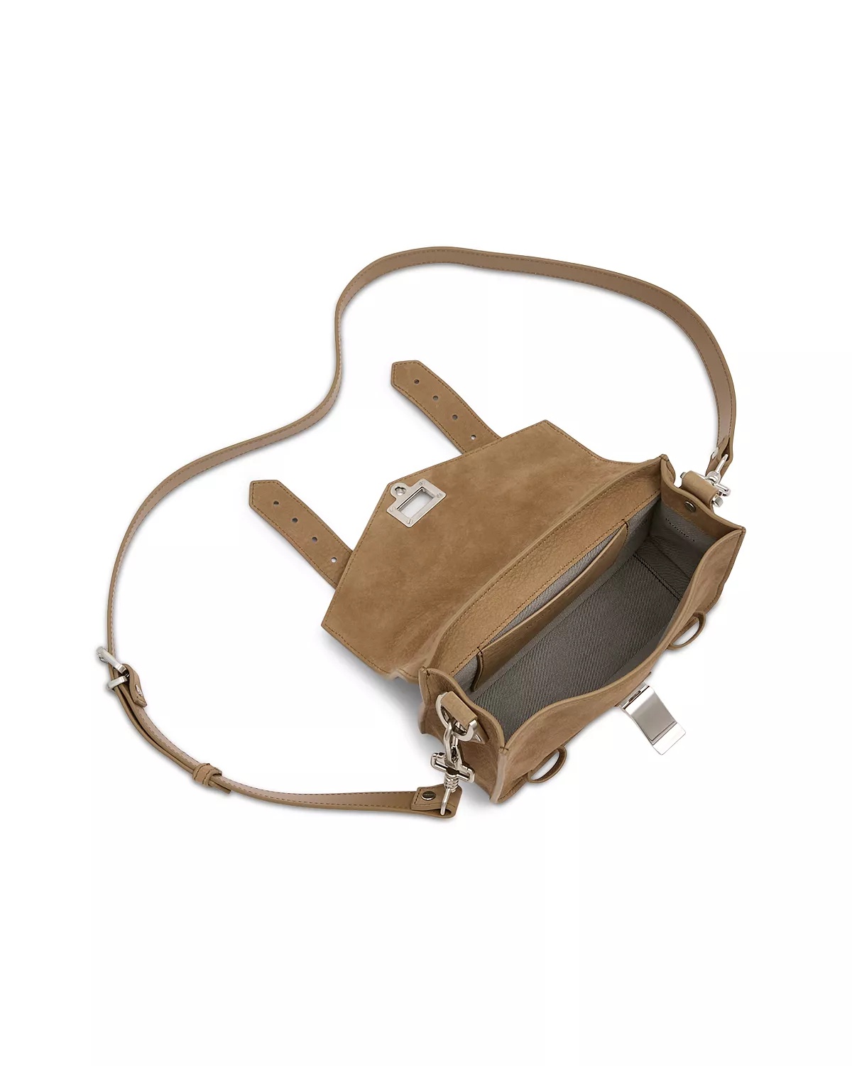 PS1 Mini Suede Crossbody Bag - 3
