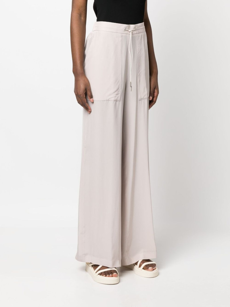 drawstring-waist straight-leg trousers 3