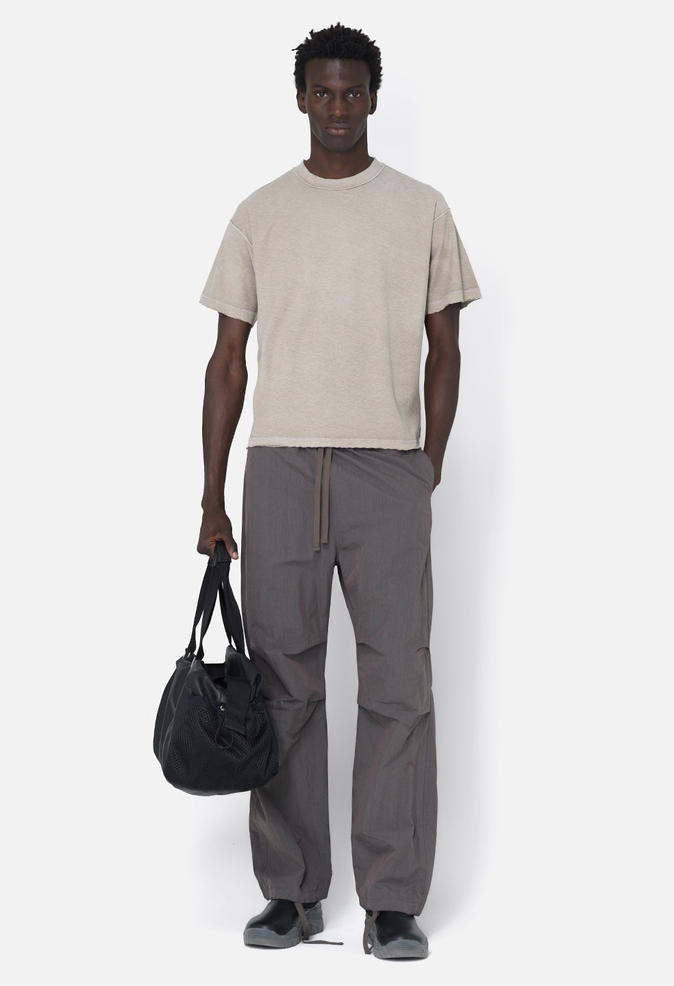 FOLSOM REVERSED CROPPED TEE - 4